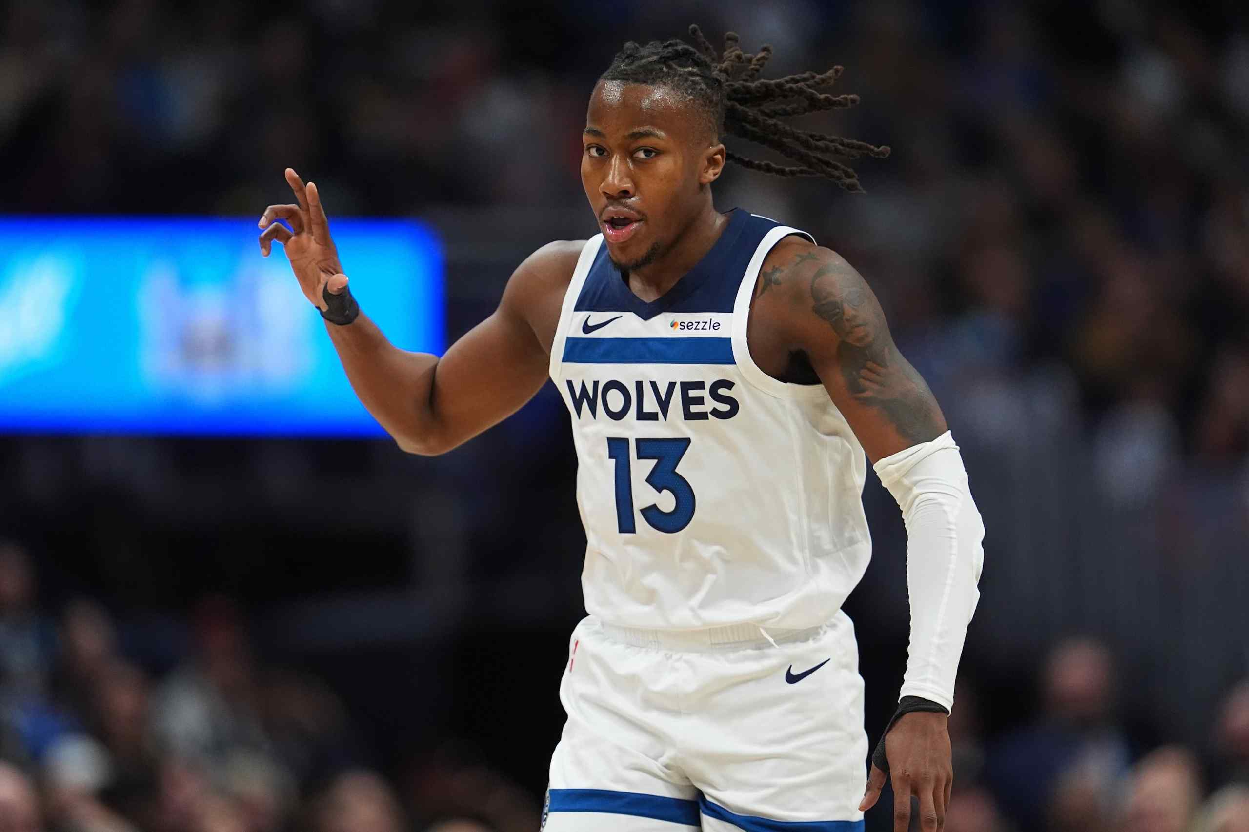 The Timberwolves' Ayo Dosunmu.